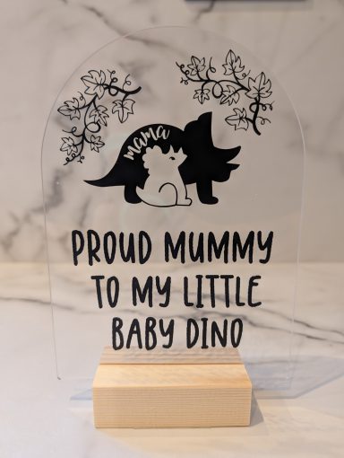 Proud Mummy Acrylic Decoration Beautiful acrylic home decorations that are personalised for all occasions. These make amazing gifts and a unique touch in your home.